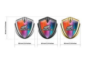 Honda 3D Metall Emblem Sportliches Design Hochwertig 3D